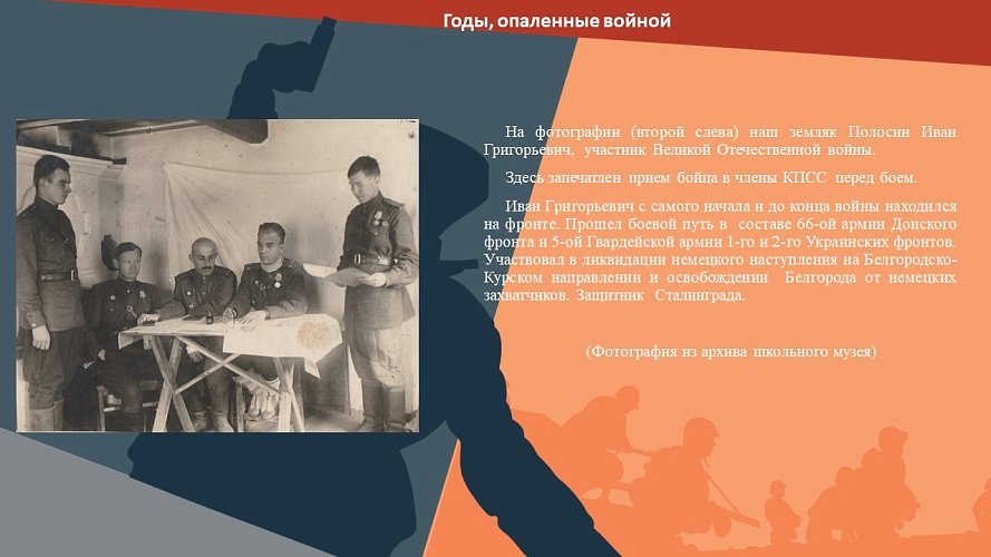 «Годы, опаленные войной»